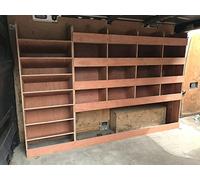 Fully Assembled Van Shelving Racking to fit Mercedes Sprinter SWB Plywood System Case Storage Unit
