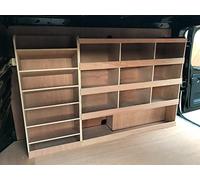 Fully Assembled Van Shelving Racking to fit Renault Trafic SWB L1 Plywood System Case Storage Unit