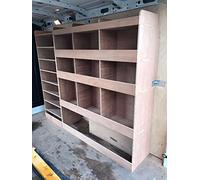 Fully Assembled Van Shelving Racking to fit Vauxhall Movano SWB Plywood System Case Storage Unit UK
