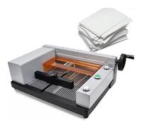 Fully Automatic A4 Heavy-Duty Thick-Layer Paper Cutter, Large Book Paper Cutter, Labor-Saving Bid Book Binding Document Business Card Cutting Machine Paper Cutter
