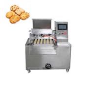 Fully Automatic Biscuit Manufacturing Production Line，Industrial Cookie Making Machine with Hard/Soft Options, Chocolate Coating & Interchangeable Molds