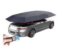 Fully Automatic Car Tent Removable Carport Folding Portable Protection Car Umbrella Sun Protection Universal Awning Cover with Remote Control for Outdoor Camping,Blue,4.5 * 2.30m
