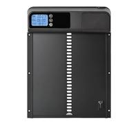Fully automatic chicken coop door Automatic Chicken Coop Door Opener Aluminum+Abs Intelligent Anti Pinch Induction Waterproof Electric Poultry Gate Timer For Farm Safe Weatherproof Reliable