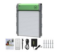 Fully automatic chicken coop door Automatic Chicken Coop Door Solar Powered Aluminum Alloy Anti-Pinch With Timer/Light Sensor/Remote Control/Manual Safe Weatherproof Reliable