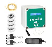 Fully automatic chicken coop door Light Sensing Automatic Chicken Coop Door Home Farm Sensor Timing Pet Doors Opener Kit Safe Weatherproof Reliable(Pattern 4 only box)