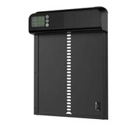 Fully automatic chicken coop door Timer Automatic Chicken Coop Door Aluminum+ABS Intelligent Anti Pinch Induction IPX3 Waterproof Electric Poultry Gate For Farm Safe Weatherproof Reliable