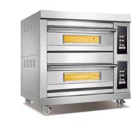 Fully Automatic Commercial Bakery Oven, Gas Oven and Electric Cover Large Capacity for Cakes, Pizzas and Breads, Industrial Grade Baking Equipment with Advanced System of