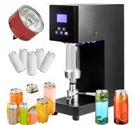 Fully Automatic Commercial Can Sealer Machine with Intelligent Panel & Height Adjustment, Ideal for Sealing Milk Tea, Coffee, and PET Cans