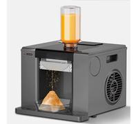 Fully Automatic Commercial Snowflake Ice Maker, Easy-to-Use Ice Maker for Startups, Stalls, and Home Use, Internet Celebrity Shaved Ice Machine (Black)