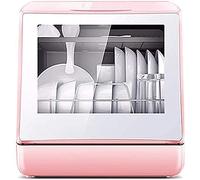 Fully-automatic Desktop Free Installation Dishwasher for Household Use, 360 deg; Double Spin Spray, High Temperature and High Pressure Spike, Double Drying