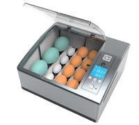 Fully Automatic Egg Incubator 16/36 Eggs Fully Automatic Poultry Hatcher Machine with Temperature Control and Egg Candler, Automatic Egg Turner for Chicken Duck Pigeon Goose Quail Eggs(36Eggs)