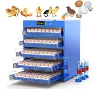 Fully Automatic Egg Incubator with Turning, Water Addition, Candler, Temperature and Humidity Control for Poultry Hatching