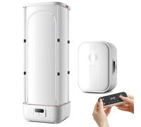 Fully Automatic Foldable Clothes Dryer with Remote Control, Quick-Drying and Steam Ironing for Household Use, Vertical Wireless Garment Steamer