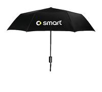 Fully Automatic Folding Umbrella For Smart Fortwo Forfour 453 451 450, Lightweight Portable Travel Golf Umbrella With Car Logo Sun Protection Rainproof Windproof Durable One Button Open Close
