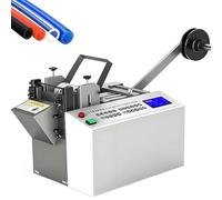 Fully Automatic Heat-Shrink Tube Cutting Machine with LCD Display, 0-180 mm Width and 0.1 mm Accuracy for Sleeve Tubes