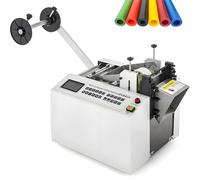 Fully Automatic Heat-Shrink Tube Micro-Computer Cutting Machine, Cable Pipe Cutting Machine with 1mm-85mm Cutting Width, 0.1mm-99999.9mm Length, Automatic Tube Cutter