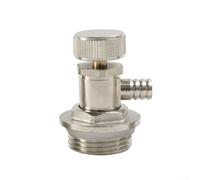 Fully Automatic Heating Drain Valve Brass 360° Rotating Exhaust, for Underfloor Heating & Household Water Pipes High Flow G1/2 G3/4 1 Inch(G1/2)
