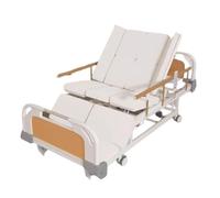 Fully Automatic Hospital Bed with Remote Control, Breathable Mattress, Folding Guardrails, and Automatic Turning Feature for Enhanced Patient Care