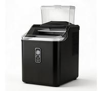 Fully Automatic Ice Maker, Small Ice Maker, Low Noise, Auto Cleaning, One Touch Smart Control, Ideal For Small Commercial Use, Gatherings And More(A)