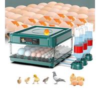 Fully Automatic Incubator, Egg Incubators For Hatching Eggs, with Automatic Egg Turning and Automatic Water Addition, Dual Power Supply, for Hatching Chicken, Duck, and Goose,56eggs