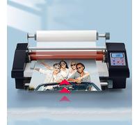 Fully Automatic Laminating Machine with Hot & Cold Roll, Adjustable Temperature for Office, School Document Protection