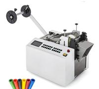 Fully Automatic Microcomputer Heat Shrink Tubing Cutter with 0.1mm Precision, Ideal for Rubber and Plastic Tube Applications