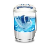 Fully Automatic Mini Shoes Washing Machine | 2.2 lb Capacity, Front Load Washer with Advanced Cleaning & Odor Elimination for Home (White)