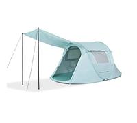 Fully Automatic No-build Tent 3-4 People Open In 1 Second Outdoor Camping Sunshade and Rainproof Tent (Green)