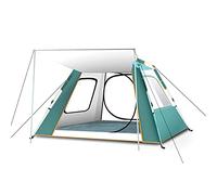 Fully automatic outdoor camping tent, 3-4 person four-sided sunshade and rainproof fishing tents, for beach, travel, hiking pop-up tent-A