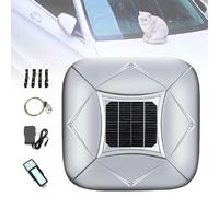 Fully Automatic Outdoor Car Cover Portable Sun and Weather Shelter, Intelligent Remote Control Electric Shrinkage Car Window Covers, for Sedan SUV MPV, Multiple Sizes Silver-YXL
