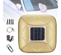 Fully Automatic Outdoor Car Cover Portable Sun and Weather Shelter, Intelligent Remote Control Electric Shrinkage Car Window Covers, for Sedan SUV MPV, Multiple Sizes Gold-YM