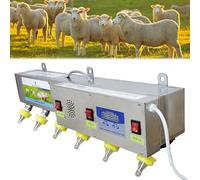 Fully Automatic Piglet Lactation Feeder,Smart Piglet Feeder with Sound Constant Temperature,Piglet Constant Temperature Feeder,Suspended Design,for Multiple Lambs to Eat at the Sam(Size:With voice)