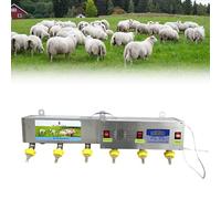 Fully Automatic Piglet Lactation Feeder,Smart Piglet Feeder with Sound Constant Temperature,Piglet Constant Temperature Feeder,Suspended Design,for Multiple Lambs to Eat at the Sam(Size:Without sound)