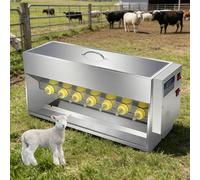 Fully Automatic Piglet Milk Feeding Machine, 15/20L with Constant Temperature and Sound Source Hole, 14 Nipples for Efficient Feeding