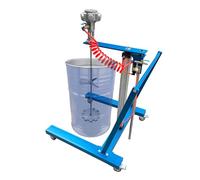 Fully Automatic Pneumatic Stirrer with Wheels, High Lift for Efficient Paint Ink Glue Mixing, 2000RPM