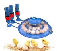 Fully Automatic Poultry Hatcher, Egg Incubator for Hatching Eggs, Egg Smart Incubator with Temperature & Humidity Display for Chicken Duck Quail Bird Tortoise Eggs 30
