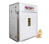 Fully Automatic Poultry Incubator with Temperature Control and Egg Turner for Chickens, Ducks, Geese, and Birds