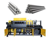Fully Automatic Rebar Straightening and Shearing Machine - Time-Saving Steel Processing Solution for Fabricators, Construction Companies, and Reinforcement Projects