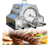 Fully Automatic Rotary Grill, Smokeless Heating, 20 Charcoal Grills, Dual Power Supply, 6-Minute Fast Grilling for Various Ingredients at Parties