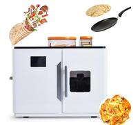Fully Automatic Roti Chapati Maker, 20 Pcs/Time Bread Machine, 1-1.5 mm Adjustable Thickness, Touch Screen, One-Button Operation, for Breakfast
