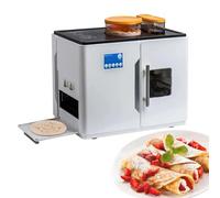 Fully Automatic Roti Chapati Maker, Tortilla Pancake Flatbreads Pita Making Machine, Tortilla Press Cooker, One Key to Make 20 Pcs/One Time, Smart Display Touch Screen,220V
