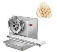 Fully Automatic Rounding Machine - 200W Commercial Dough Forming Machine with Conveyor and Stop Button, 0-90pcs/min for Bean Buns, Sweet Potato Balls, Rice Balls