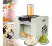 Fully Automatic Shaved Ice Machine, High Capacity Air Cooling System for Commercial and Home Use in Food Trucks, Restaurants, and Milk Tea Shops