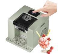 Fully Automatic Shaved Ice Machine with One-Button Cleaning, High Efficiency Crushing for Daily Use, Produces Up to 60KG