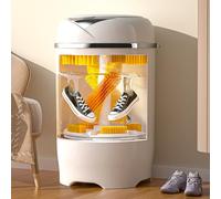 Fully Automatic Shoe Washing Machine, Mini Portable Shoes Washing Machine, Smart Lazy Automatic Shoes Washer, 7.5kg Washing Capacity, Waterproof IPX4, for Apartments, Camping, Dorms, Home