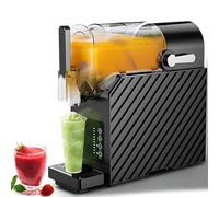 Fully Automatic Slushie Maker with LED Display, 6 Preset Programs, Self-Cleaning, No Ice Needed for Home and Commercial Use