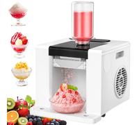 Fully Automatic Snowflake Ice Maker with Touch Screen, Stainless Steel for Parties, Snack Bars, Restaurants, and Cold Drink Shops - Efficient Ice Production