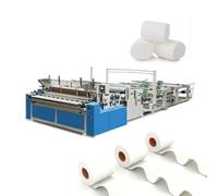 Fully Automatic Toilet Tissue Paper Making Machine High Speed Toilet Roll and Napkin Production Line with Integrated Rewinding Embossing Cutting and Packing Functions