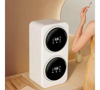 Fully Automatic Underwear Washing Machine, 2 * 3.5L Wall-Mounted/Desktop Electric Compact Washer and Dryer, Mini Laundry Washing Machine and Drying, Tumble Laundry Dryer for Apartment Laundry(Desktop)