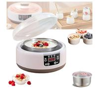 Fully Automatic Yogurt Machine, Constant Temperature Control Yogurt Fermentation, Food Grade Stainless Steel Liner, Greek Yogurt Making, Intelligent Power Off Protection (Machine)